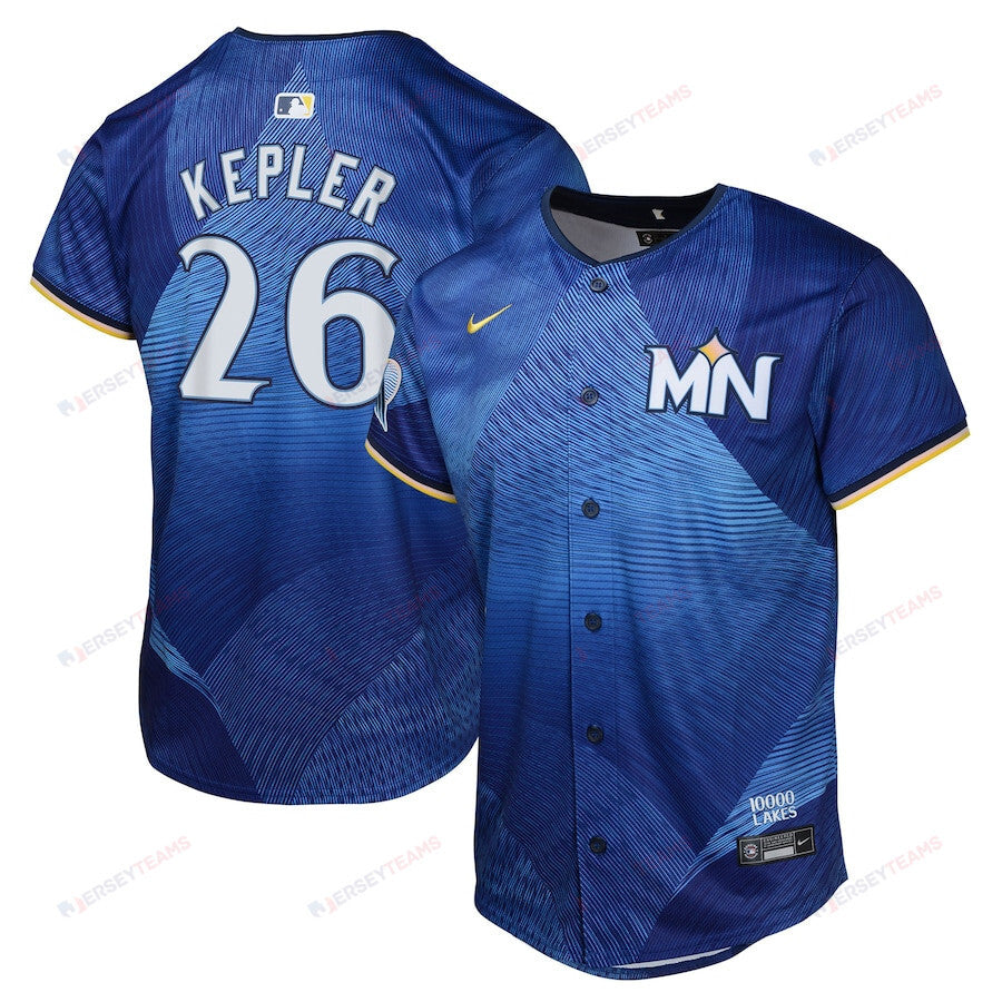 Max Kepler 26 Minnesota Twins 2024 City Connect Limited YOUTH Jersey - Royal