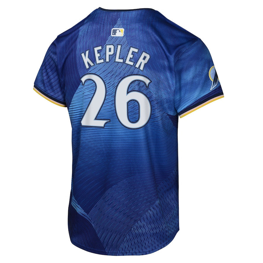 Max Kepler 26 Minnesota Twins 2024 City Connect Limited YOUTH Jersey - Royal