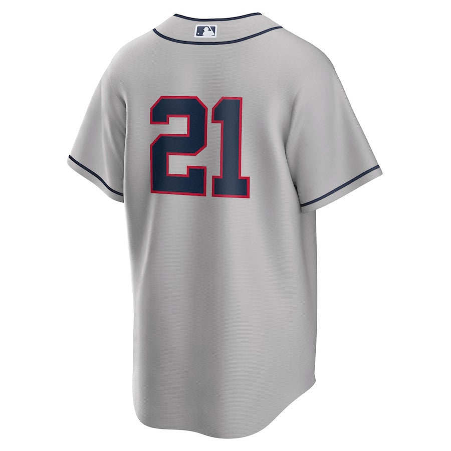 Lars Nootbaar 21 St. Louis Cardinals 2024 Rickwood Classic Player Men Jersey - Gray