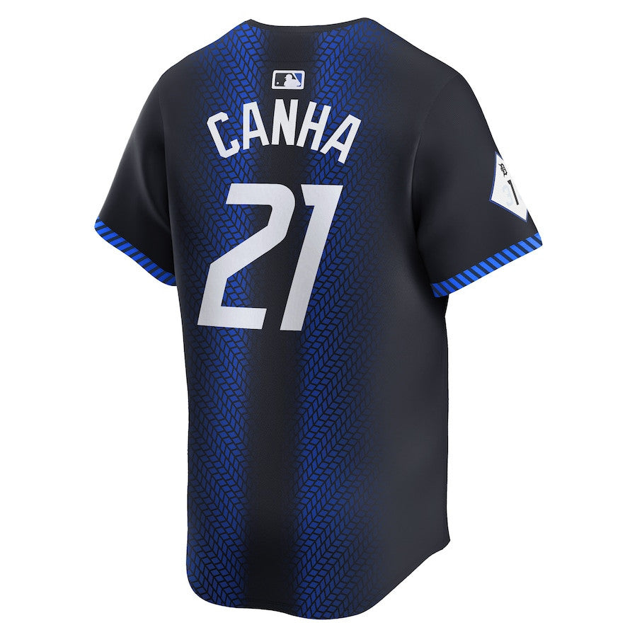 Mark Canha 21 Detroit Tigers 2024 City Connect Limited Men Jersey - Navy