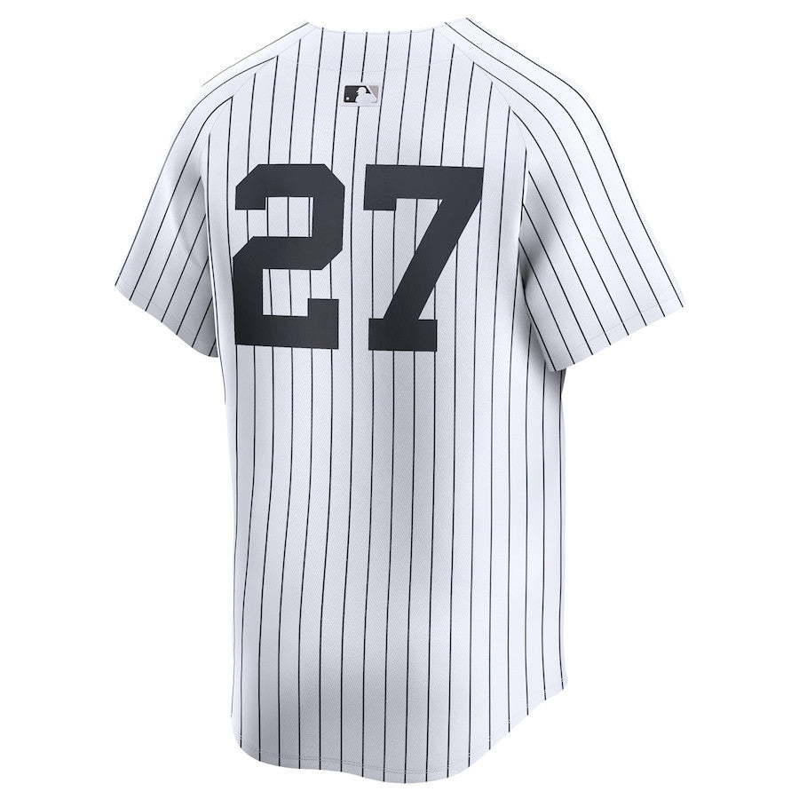 Giancarlo Stanton 27 New York Yankees 2024 World Series Home Limited Men Jersey - White