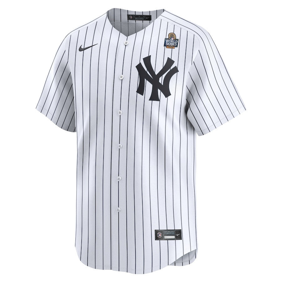 Juan Soto 22 New York Yankees 2024 World Series Home Limited Men Jersey - White