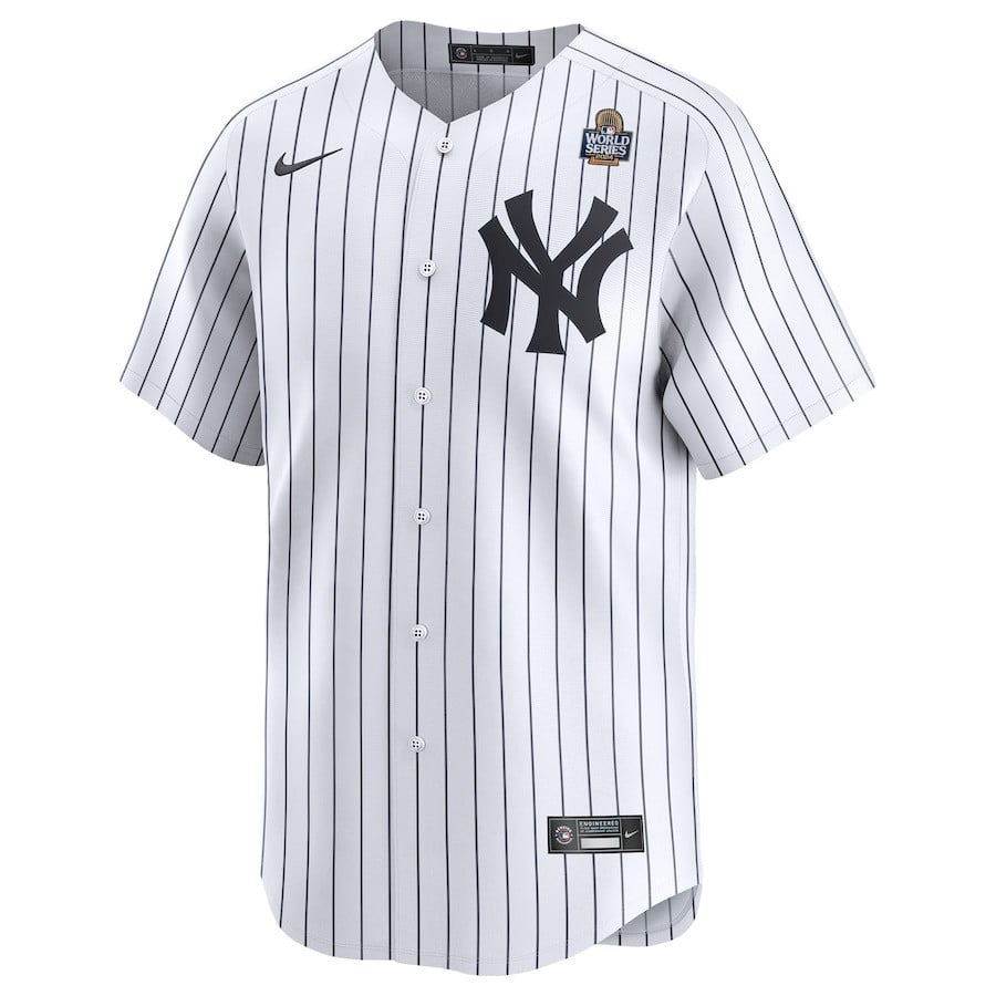 Marcus Stroman 0 New York Yankees 2024 World Series Home Limited Player Men Jersey - White