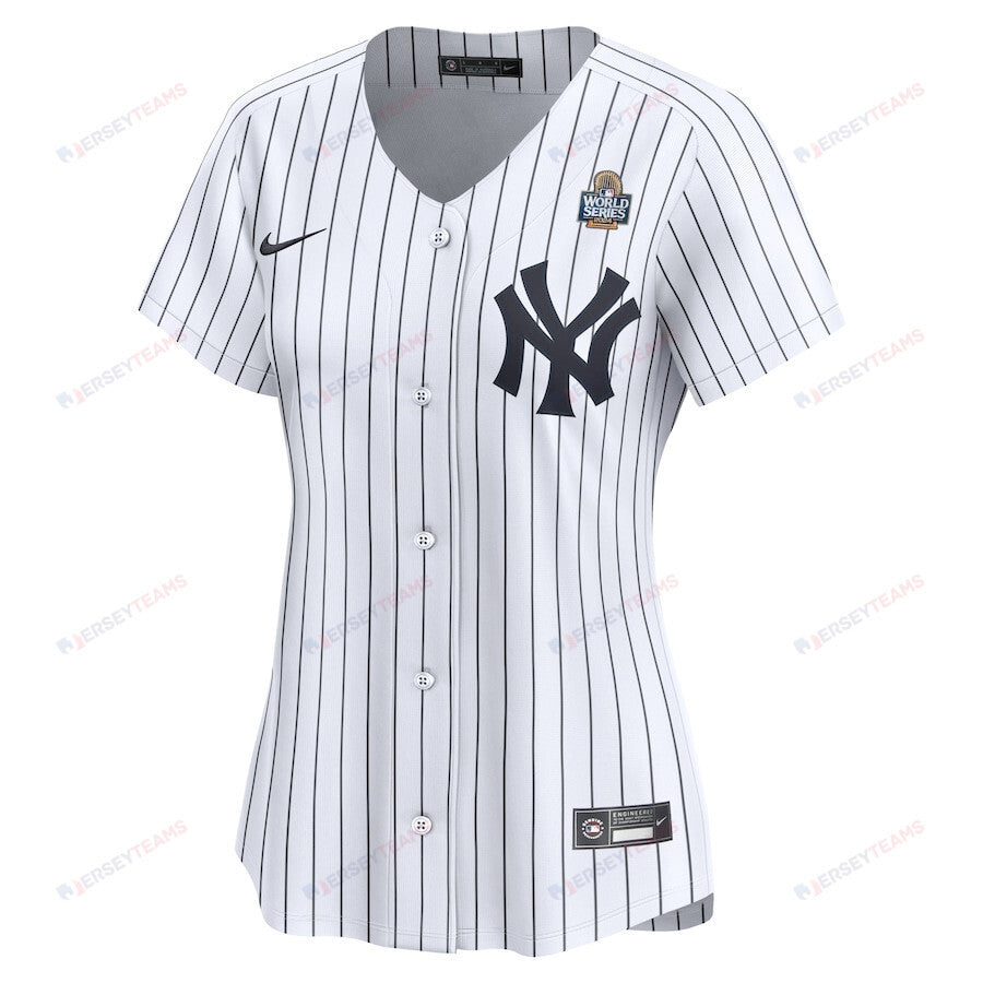 Tim Hill 54 New York Yankees Women's 2024 World Series Home Limited Jersey - White