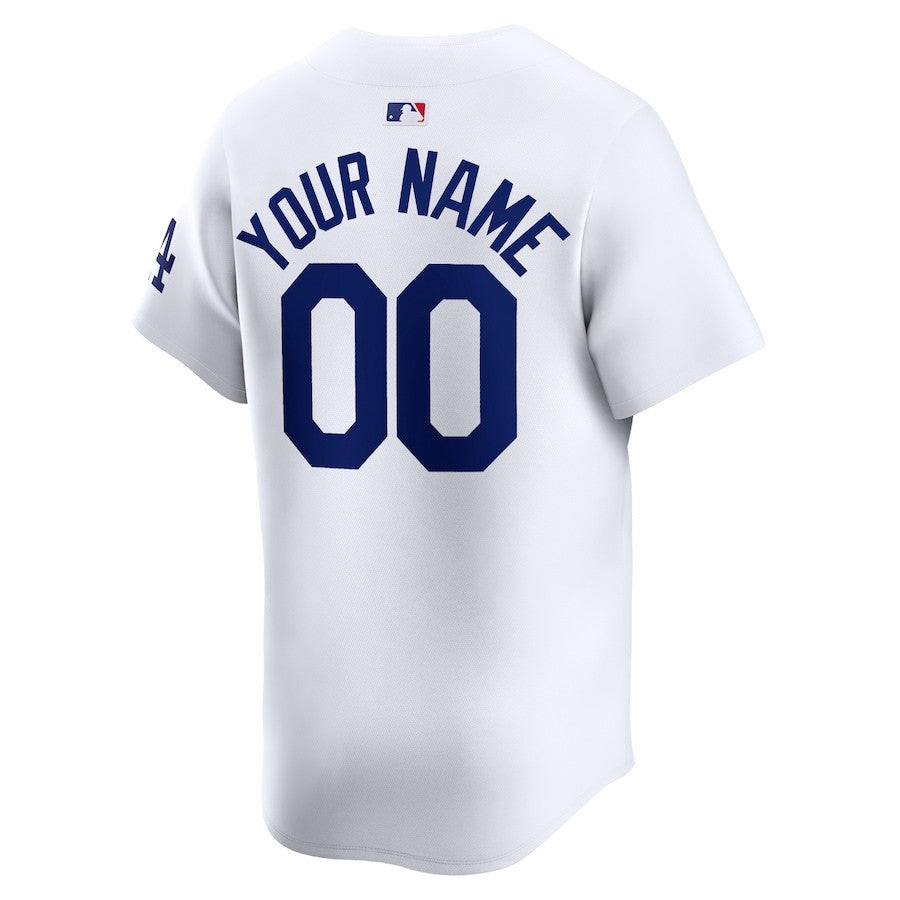 Los Angeles Dodgers 2024 World Series Home Custom Limited Men Jersey - White