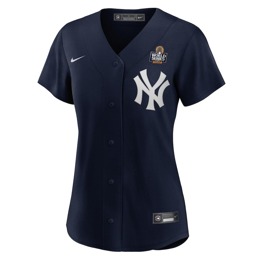 Aaron Judge 99 New York Yankees Women's 2024 World Series Player Jersey - Navy