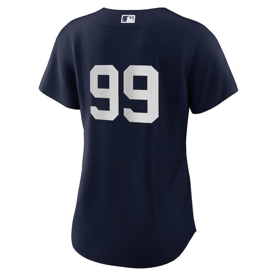 Aaron Judge 99 New York Yankees Women's 2024 World Series Player Jersey - Navy