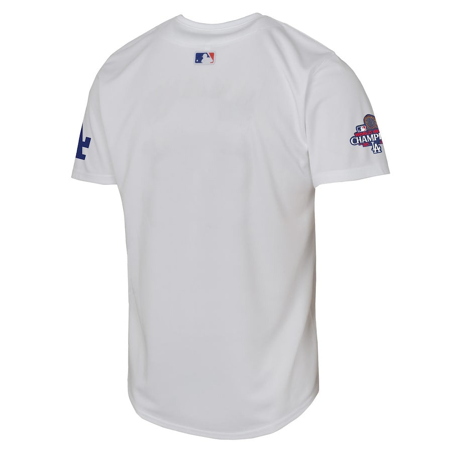 Los Angeles Dodgers 2024 World Series Champions Home Limited YOUTH Jersey - White