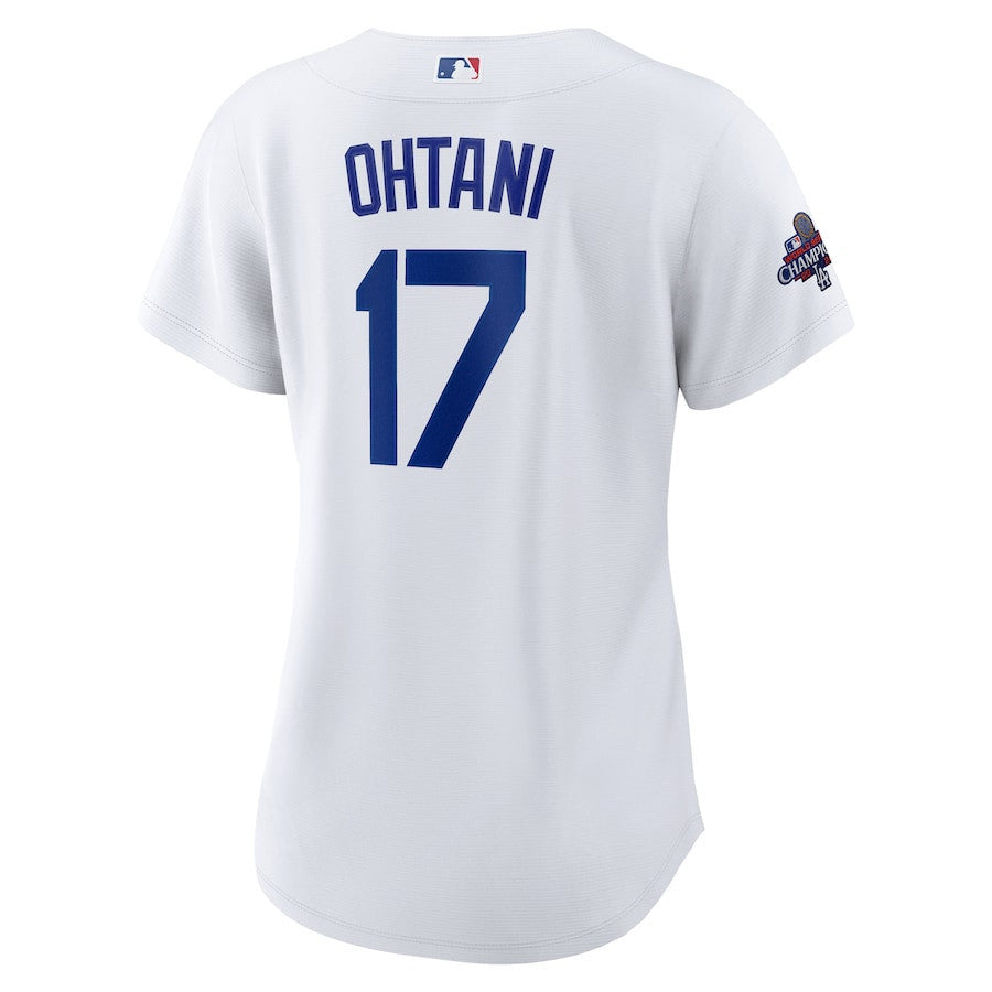 Shohei Ohtani 17 Los Angeles Dodgers Women's 2024 World Series Champions Home Player Jersey - White