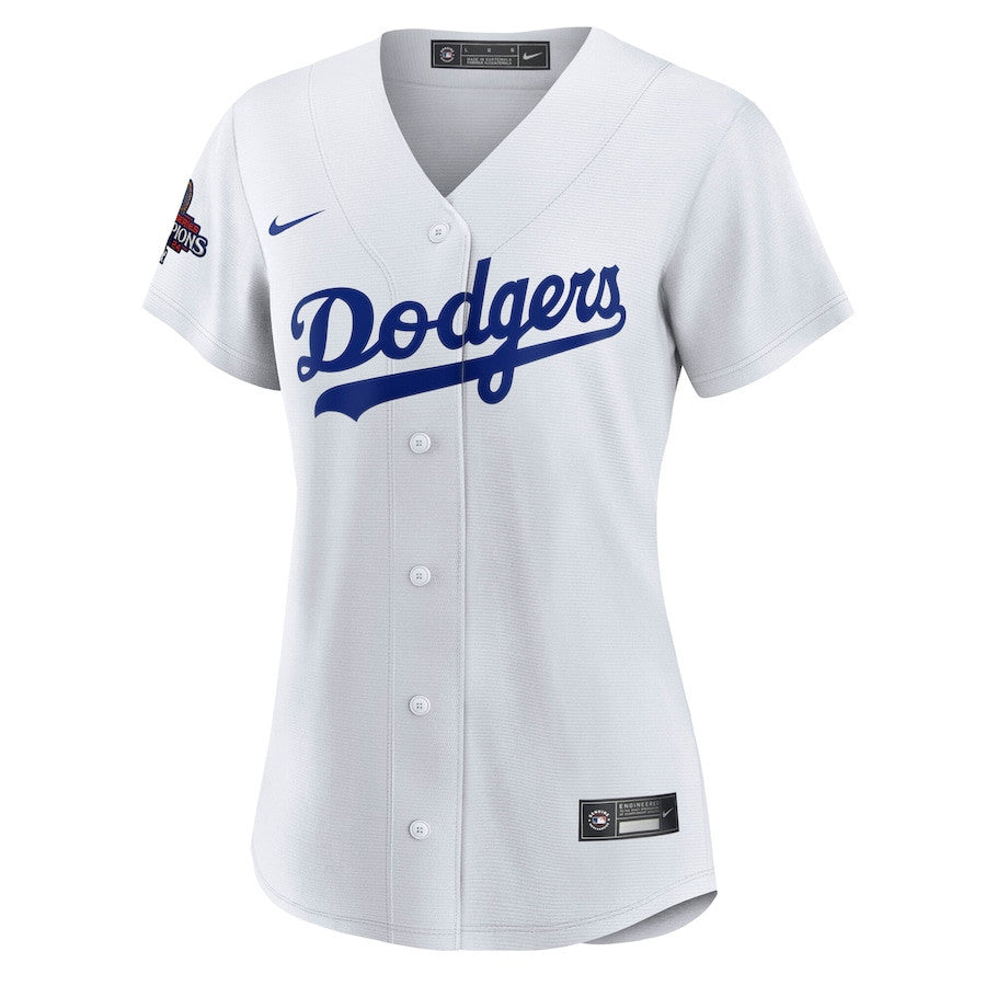 Tommy Edman 25 Los Angeles Dodgers Women's 2024 World Series Champions Home Player Jersey - White