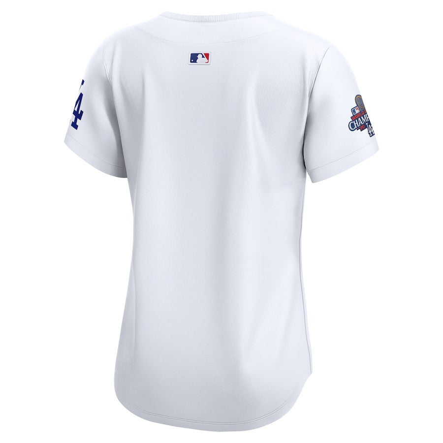 Los Angeles Dodgers Women's 2024 World Series Champions Home Limited Jersey - White