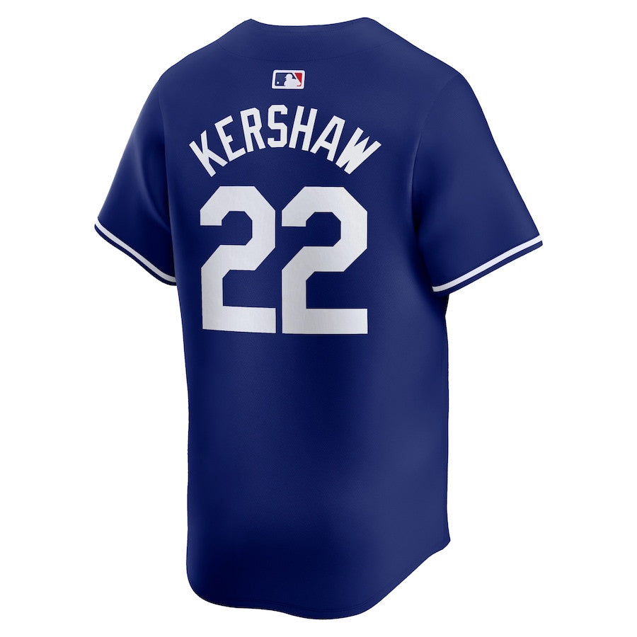 Clayton Kershaw 22 Los Angeles Dodgers 2024 World Series Home Limited Player Men Jersey - Royal