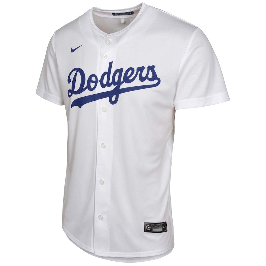 Jack Flaherty 0 Los Angeles Dodgers Home Player Game YOUTH Jersey - White