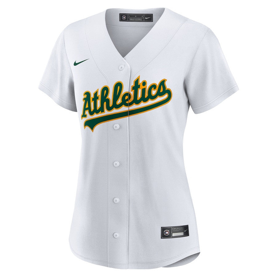 Brent Rooker 25 Oakland Athletics Women's Home Jersey - White