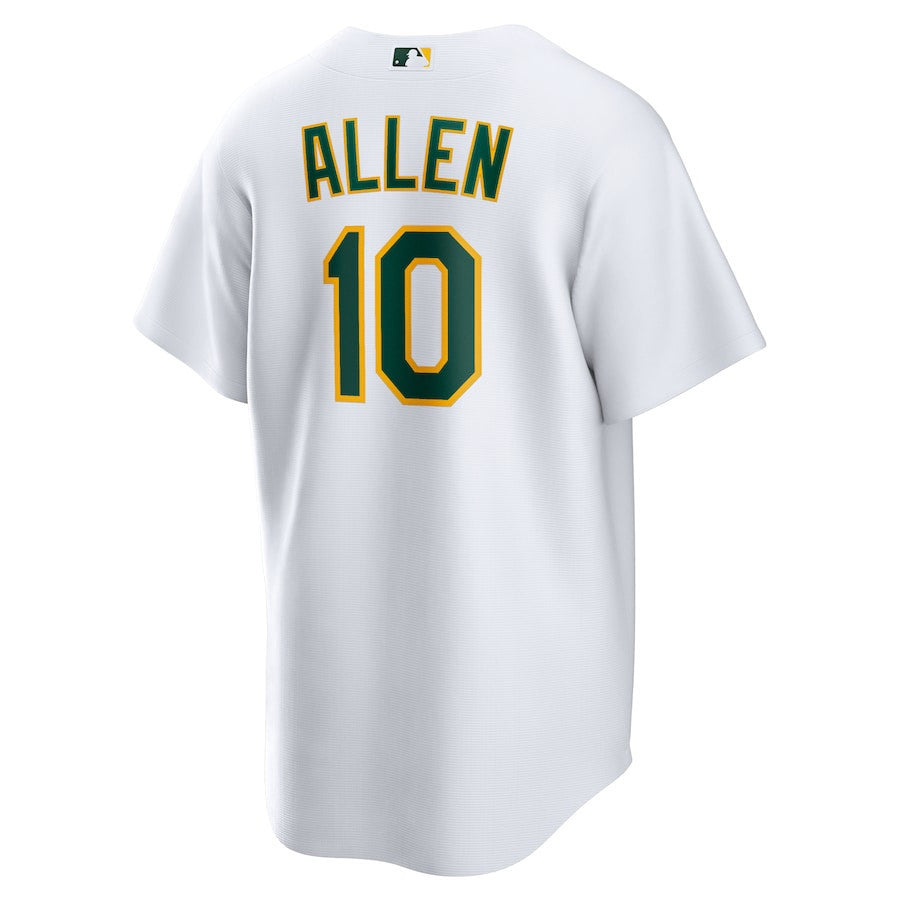 Nick Allen 10 Oakland Athletics Home Men Jersey - White
