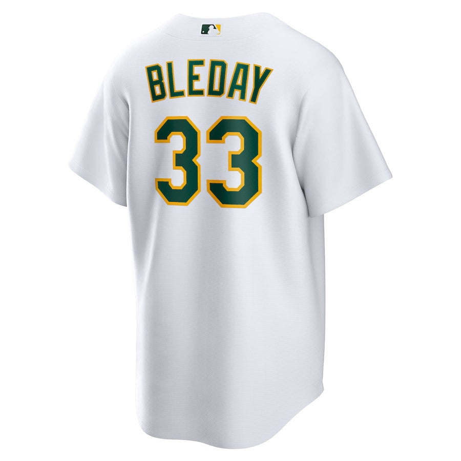 JJ Bleday 33 Oakland Athletics Home Men Jersey - White