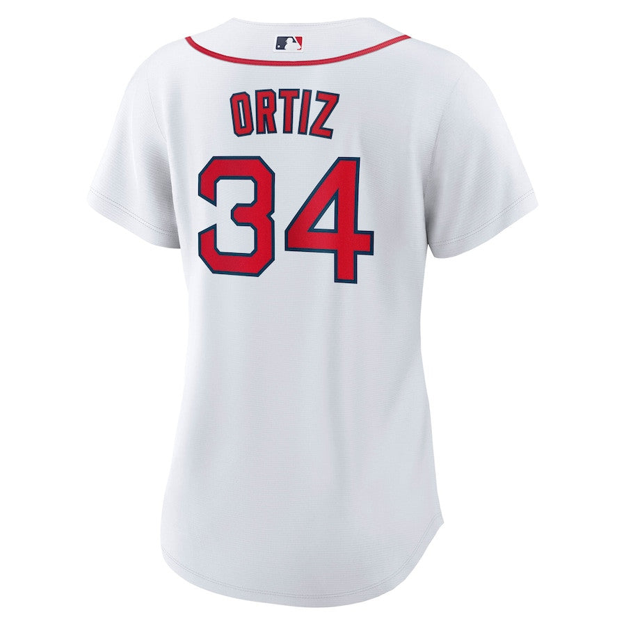 David Ortiz 34 Boston Red Sox Women's Player Jersey - White