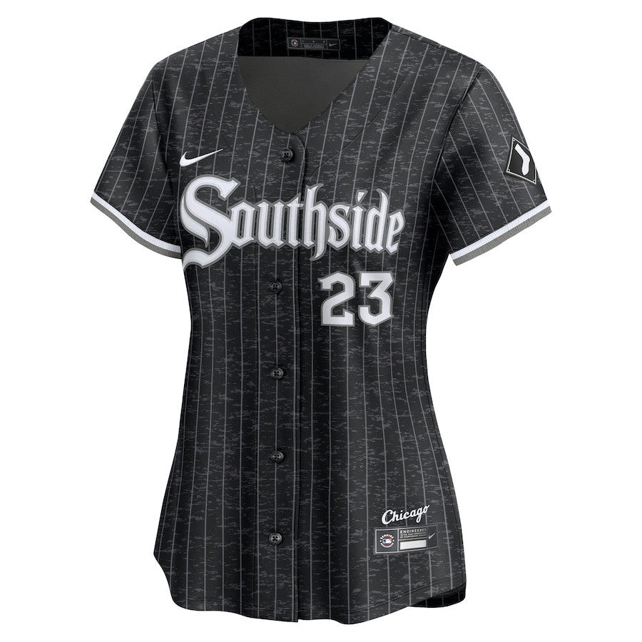Andrew Benintendi 23 Chicago White Sox Women's 2025 City Connect Limited Jersey - Black