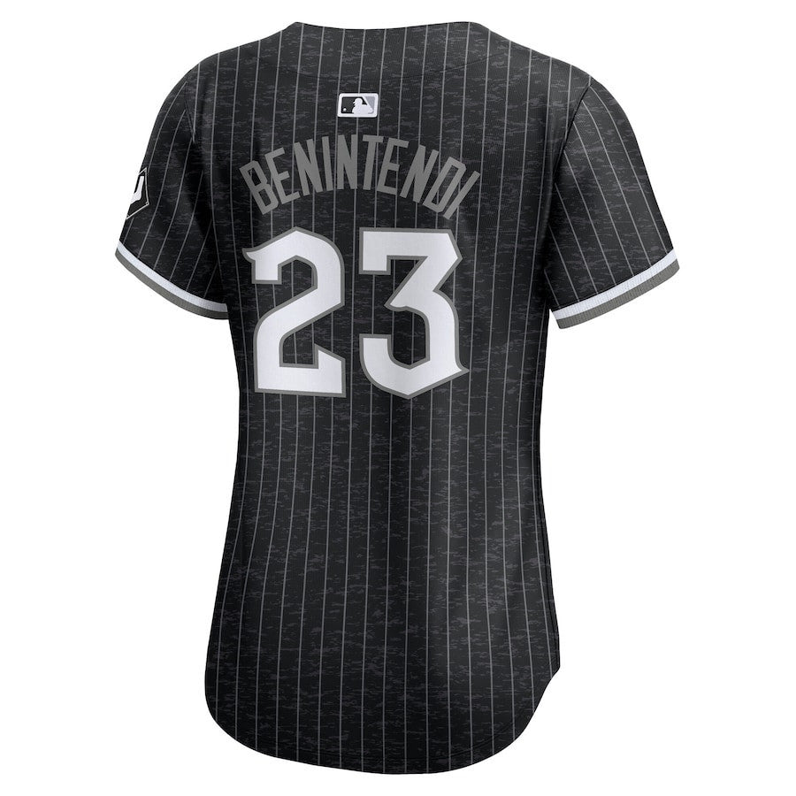 Andrew Benintendi 23 Chicago White Sox Women's 2025 City Connect Limited Jersey - Black
