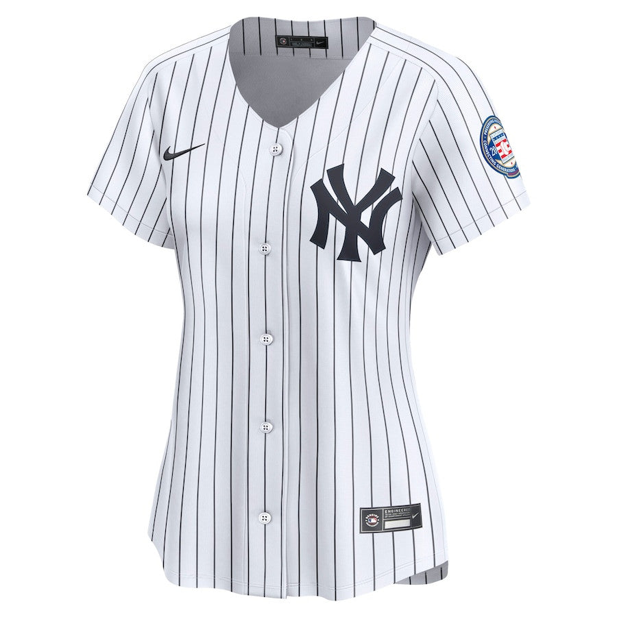 Derek Jeter 2 New York Yankees Women's Home Limited Player Jersey - White