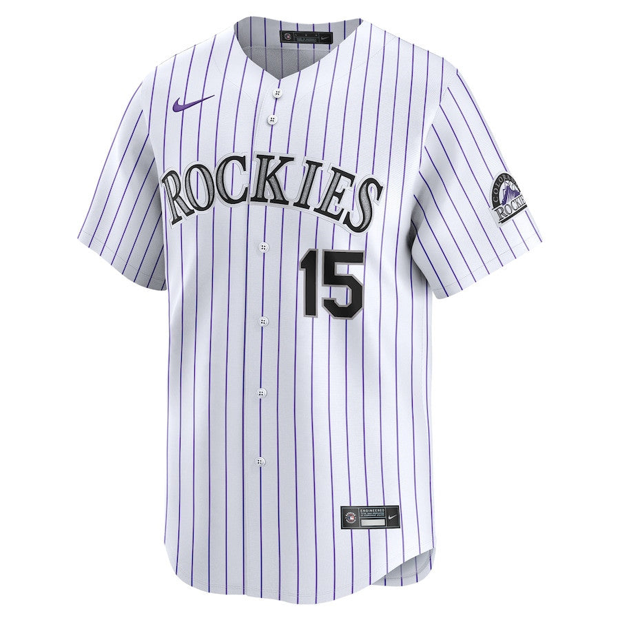 Randal Grichuk 15 Colorado Rockies Home Limited Player Men Jersey - White