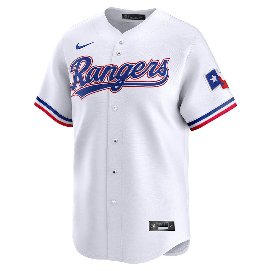 Taylor Hearn 52 Texas Rangers Home Limited Player Men Jersey - White