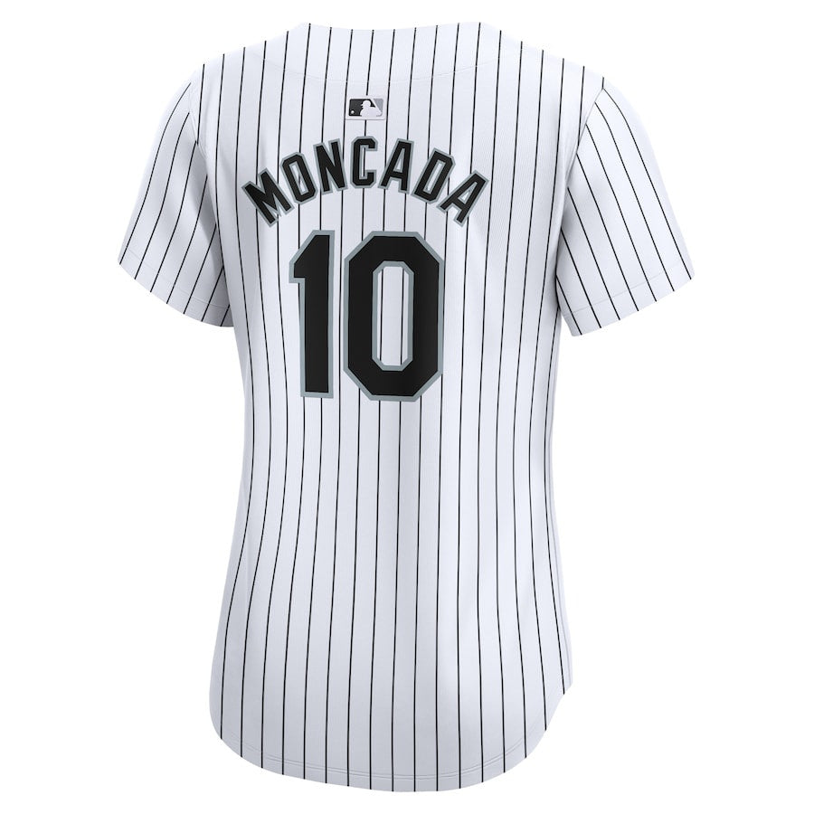 Yoan Moncada 10 Chicago White Sox Home Limited Player Women Jersey - White