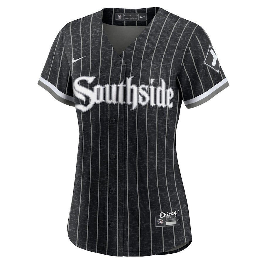 Yoan Moncada 10 Chicago White Sox City Connect Player Women Jersey - Black