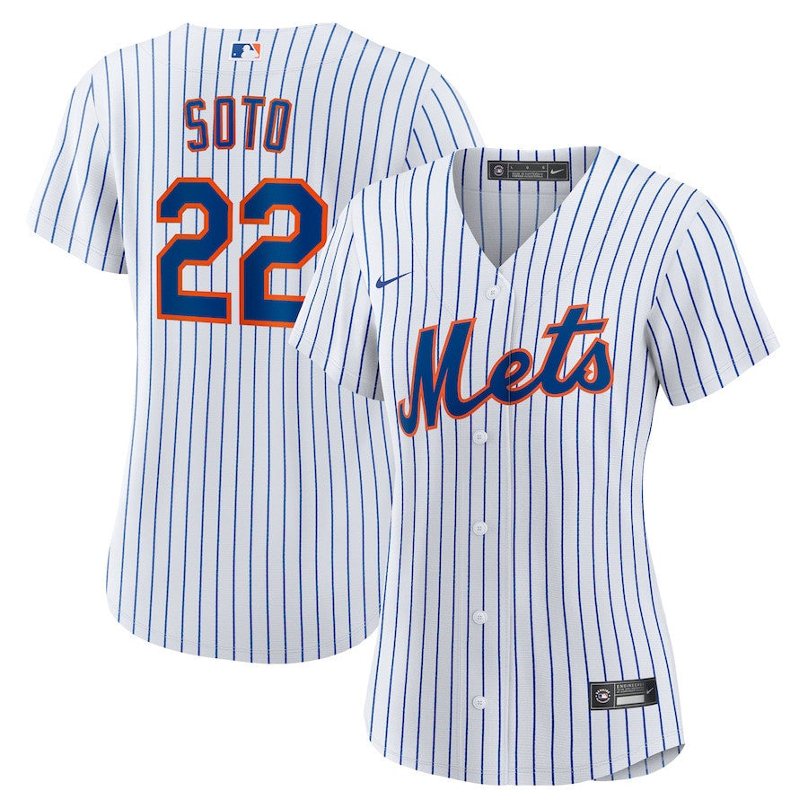 Juan Soto 22 New York Mets Women's Home Player Jersey - White