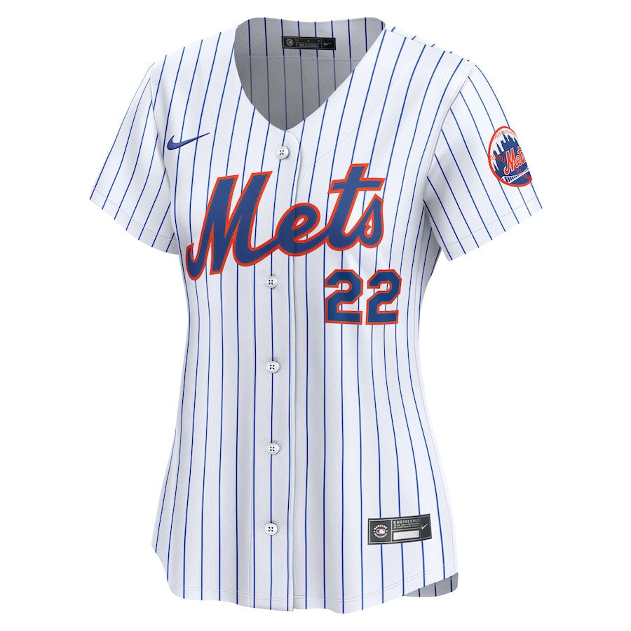 Juan Soto 22 New York Mets Women's Home Limited Player Jersey - White