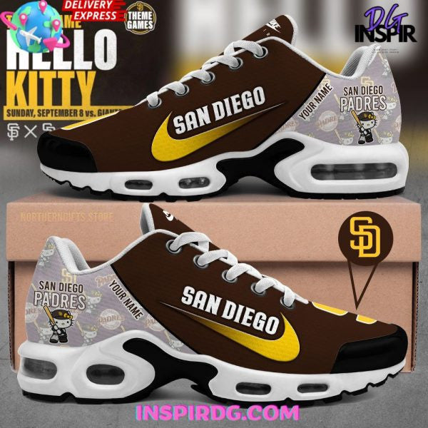 San Diego Padres x Hello Kitty Custom Name TN Shoes Sneakers For Men And Women