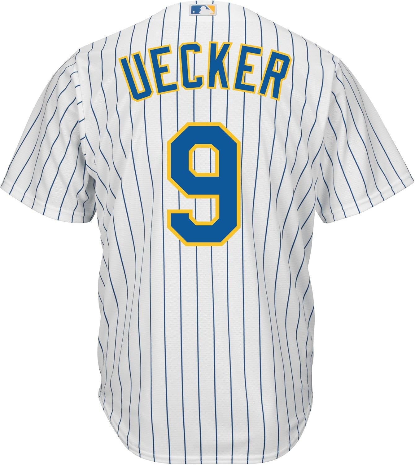 Bob Uecker 9 Milwaukee Brewers Men's White Jersey