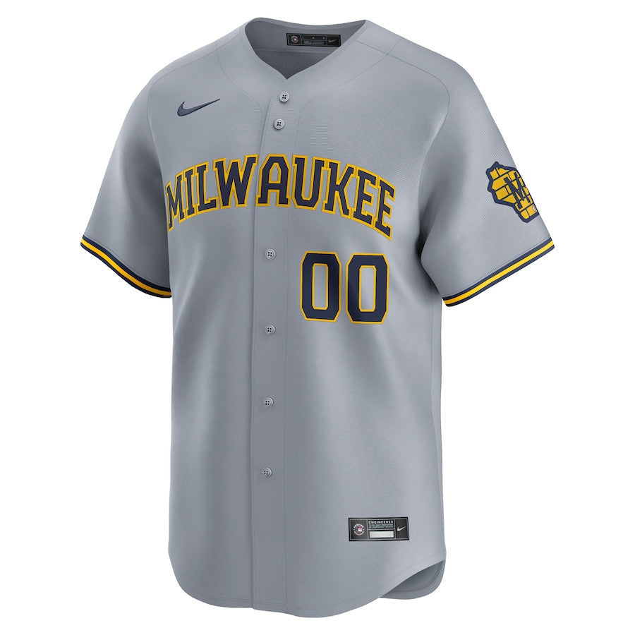 Bob Uecker #9 Milwaukee Brewers Away Jersey - Grey