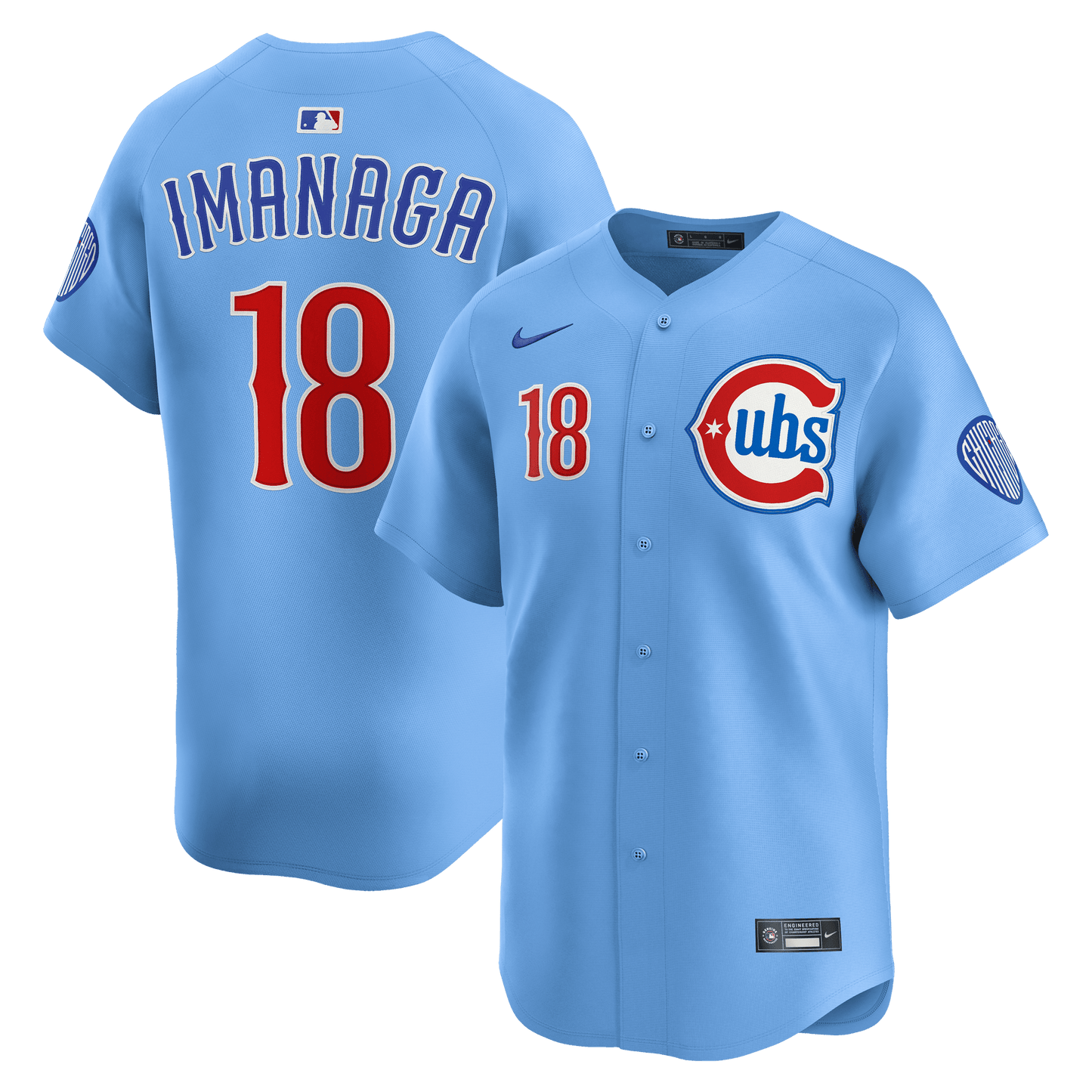 Shōta Imanaga 18 Chicago Cubs Limited Alternate 2 Men Jersey - Baby Blue