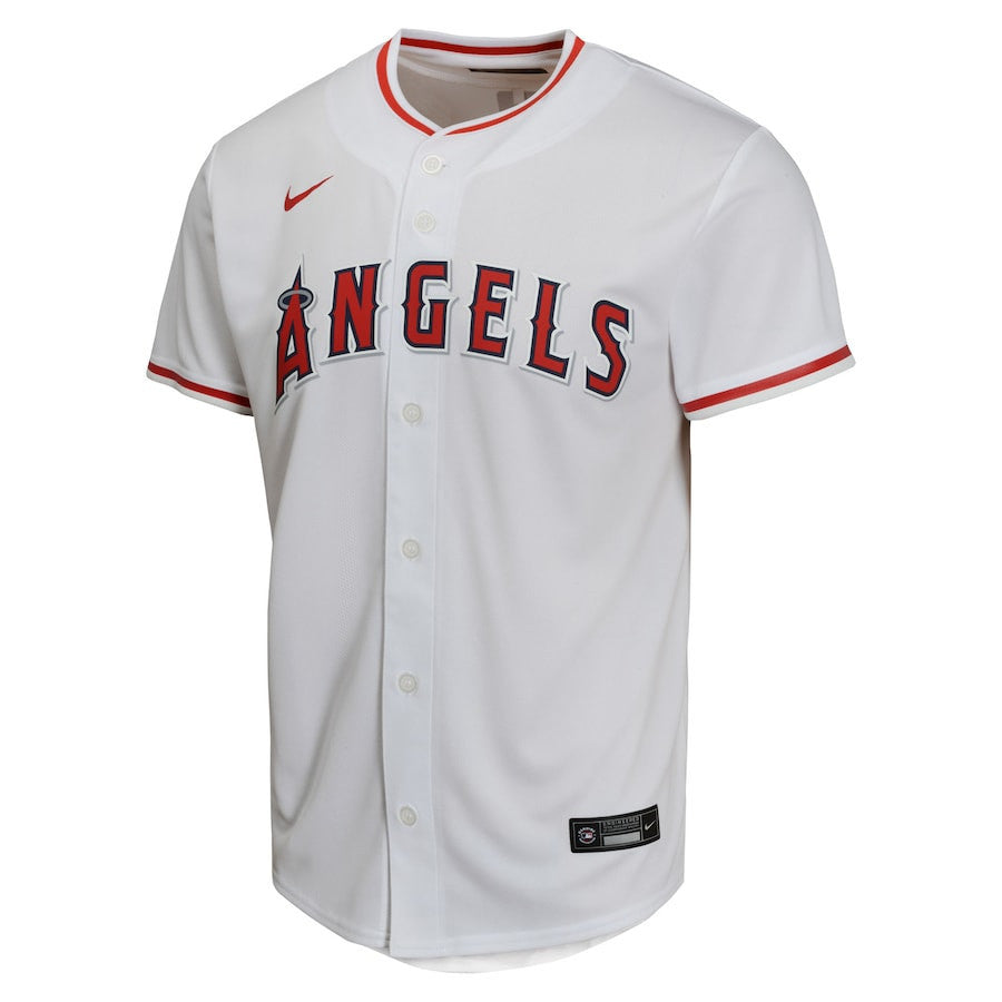 Yusei Kikuchi 16 Los Angeles Angels YOUTH Home Game Player Jersey - White