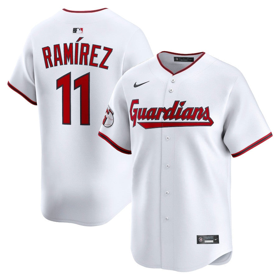 Jose Ramirez 11 Cleveland Guardians Home Limited Men Jersey - White