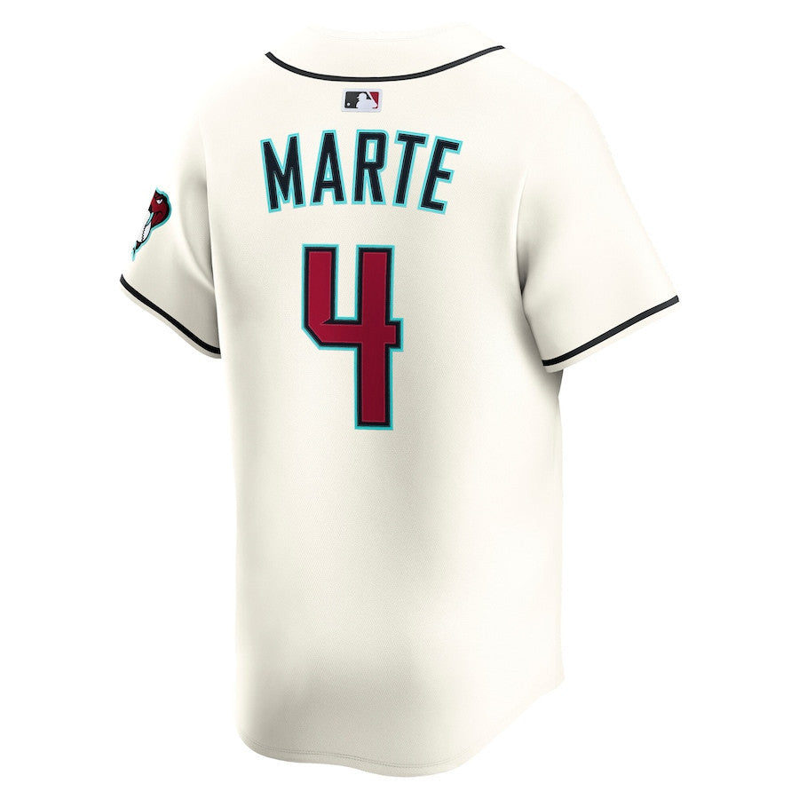 Ketel Marte 4 Arizona Diamondbacks Alternate Limited Player Men Jersey - Cream
