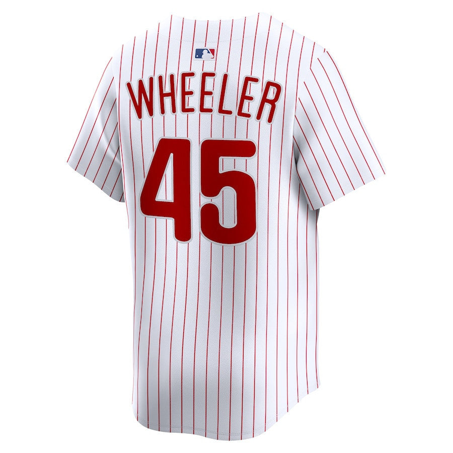 Zack Wheeler 45 Philadelphia Phillies Home Limited Player Men Jersey - White
