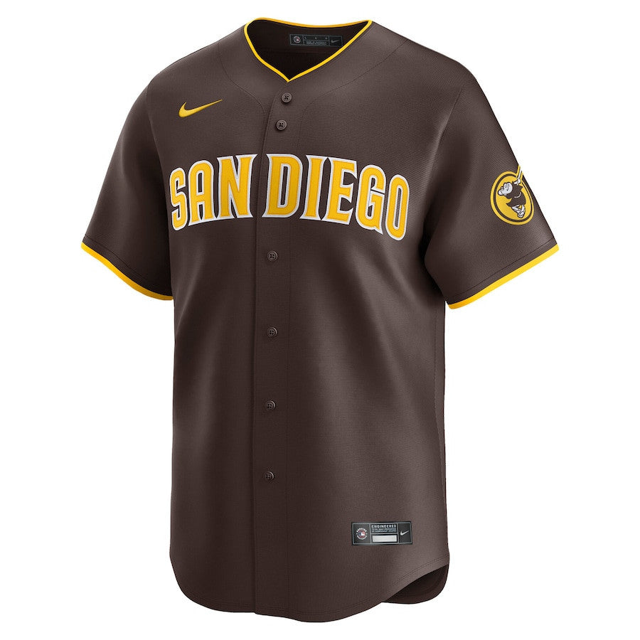 Yu Darvish 11 San Diego Padres Road Limited Player Men Jersey - Brown