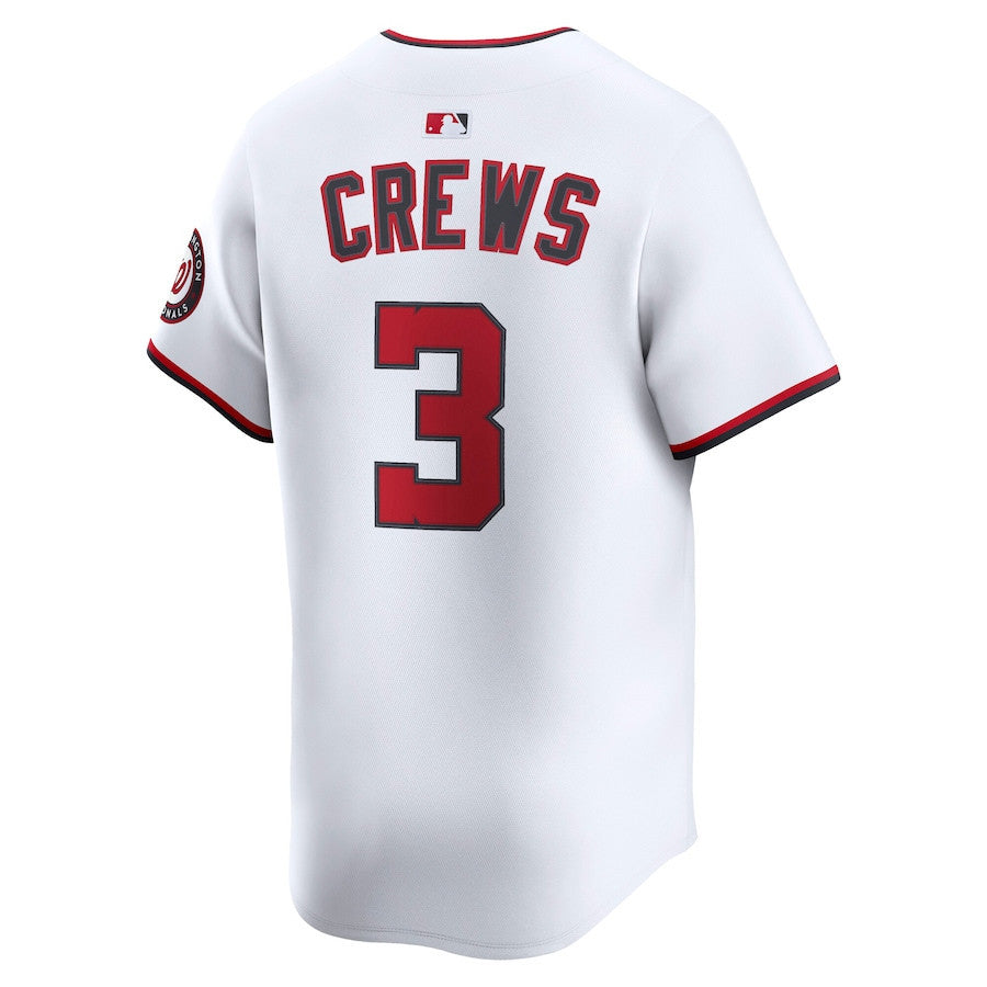 Dylan Crews 3 Washington Nationals Alternate Limited Player Men Jersey - White