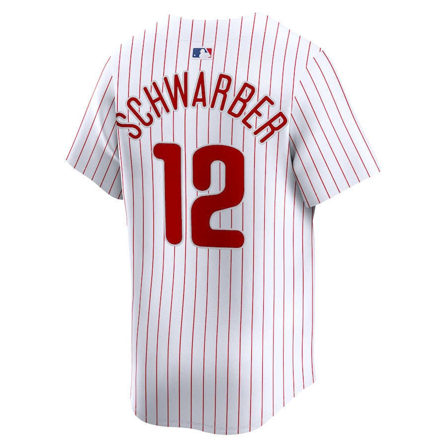 Kyle Schwarber 12 Philadelphia Phillies Home Limited Player Men Jersey - White
