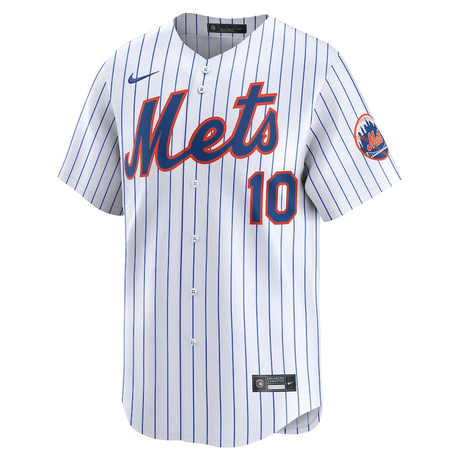 Ronny Mauricio 10 New York Mets Alternate Limited Player Men Jersey - White