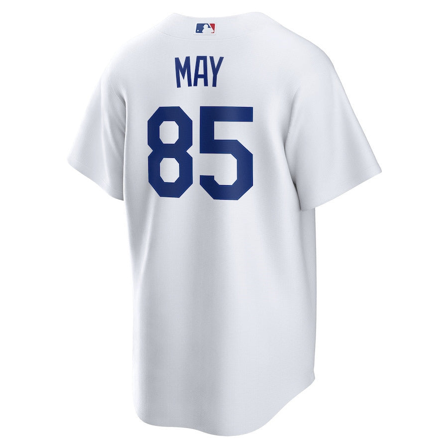 Dustin May 85 Los Angeles Dodgers Home Men Jersey - White