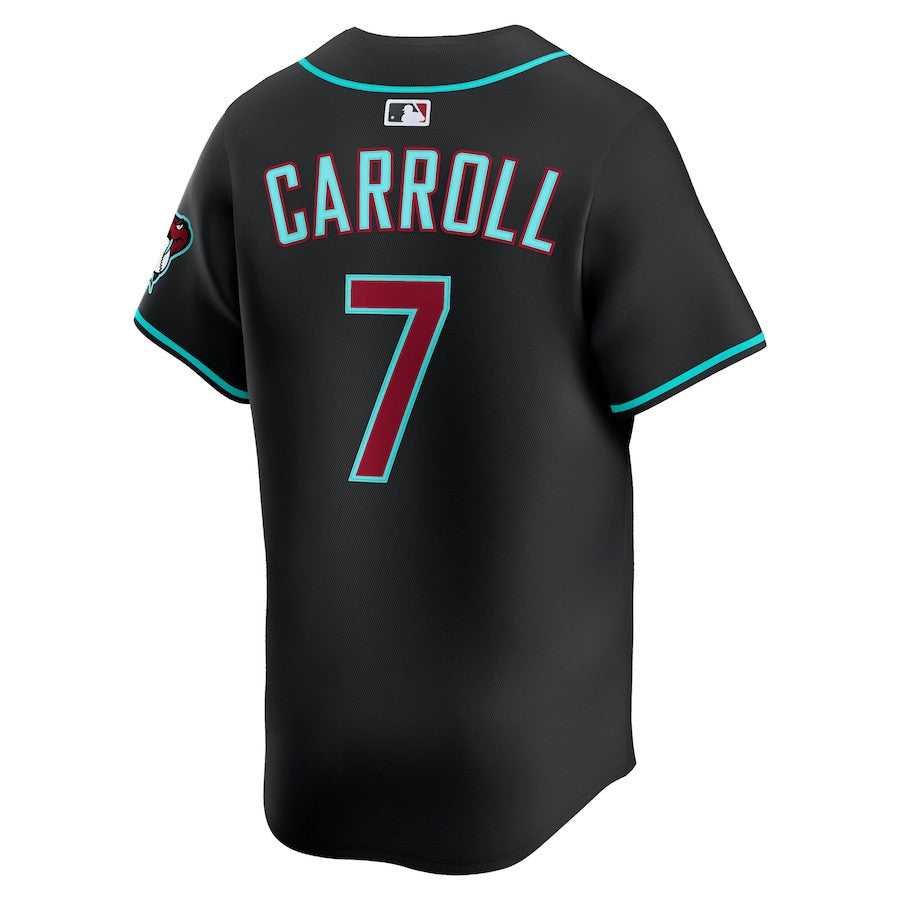 Corbin Carroll 7 Arizona Diamondbacks Alternate Limited Player Men Jersey - Black