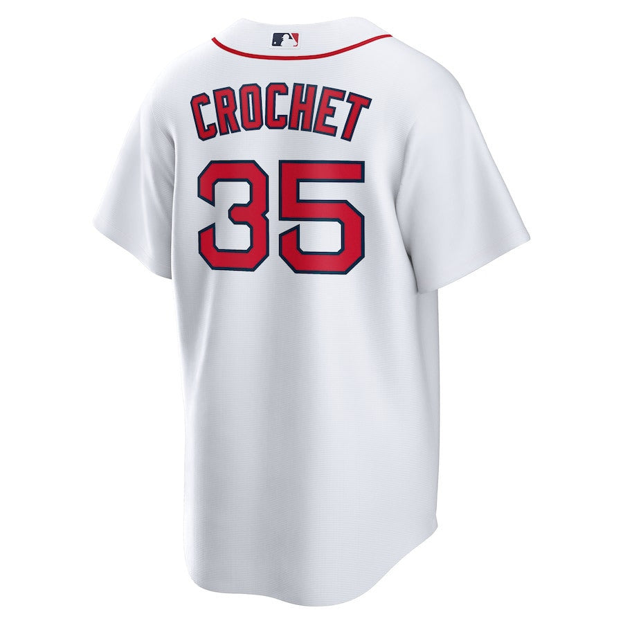 Garrett Crochet 35 Boston Red Sox Home Men Jersey - White