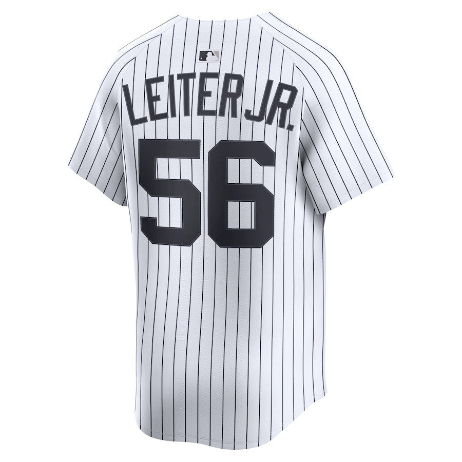 Mark Leiter Jr. 56 New York Yankees Home Limited Player Men Jersey - White