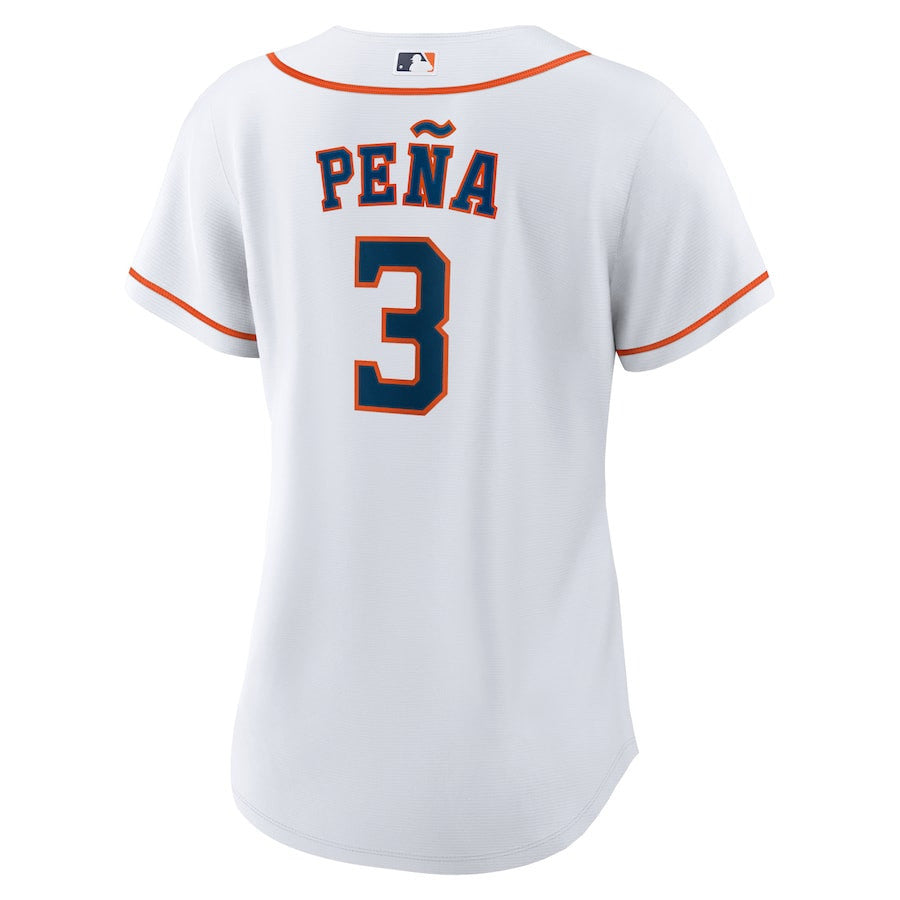 Jeremy Peña 3 Houston Astros Women's Home Jersey - White