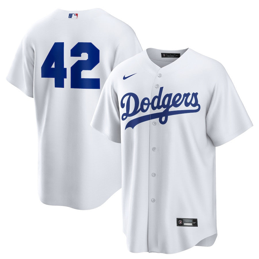 Los Angeles Dodgers Home 2025 Jackie Robinson Day Men Jersey - White