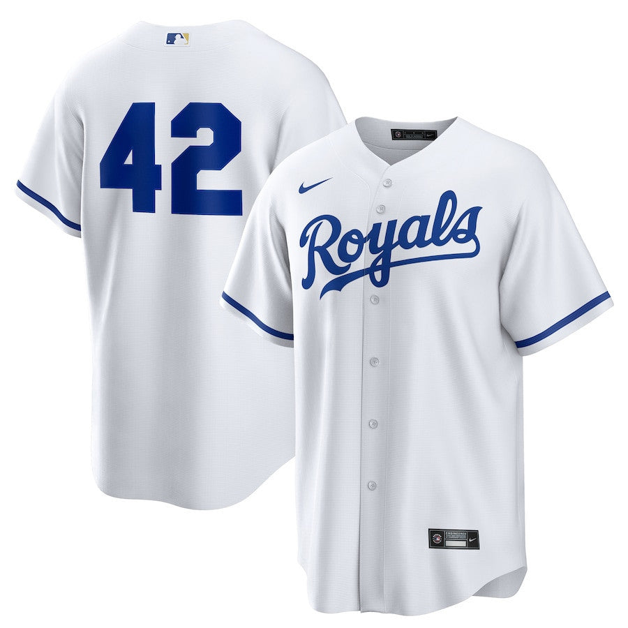 Kansas City Royals Home 2025 Jackie Robinson Day Men Jersey - White