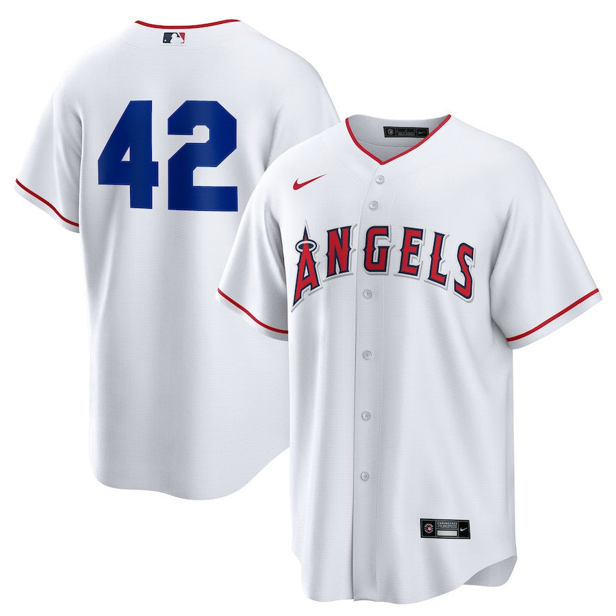 Los Angeles Angels Home 2025 Jackie Robinson Day Men Jersey - White